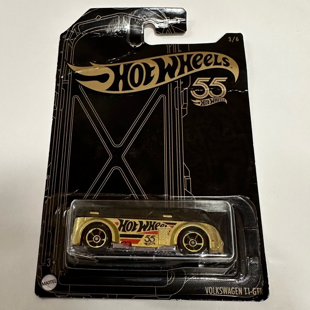 HOT WHEELS - MATTEL - Volkswagen T1-GTR #3 2023 55th Anniversary! New! Toy Car!
